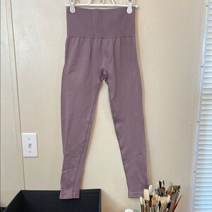 Purple High-Waisted Leggings